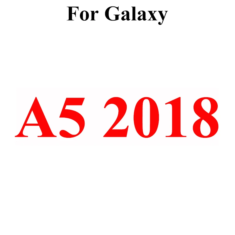 Защитное стекло для экрана для Samsung Galaxy A7 A8 A6 Plus A5 A8s A730 из закаленного стекла A 7 8 6 sheet cam glas armor - Цвет: A5 2018