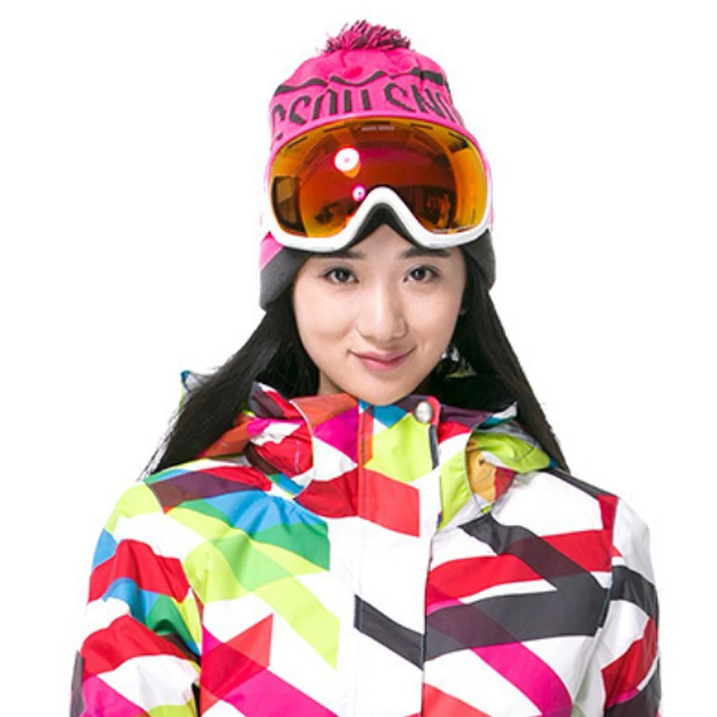 Pom Winter Warm Stretchy Knit Beanie Hat for Men Women Snowboarding Skateboard Skating Skiing Snowmobile
