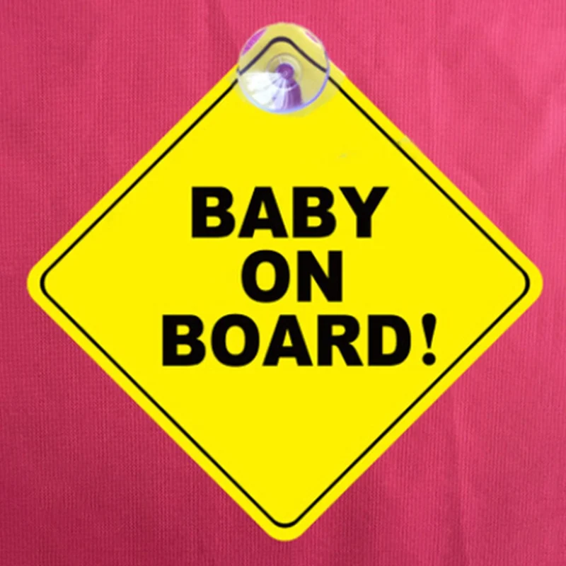 

Baby ON BOARD Warning Safety Sign Stickers Car Sticker Vinyl Decal For Body Door Window Sticker Car Styling