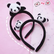 Полный весь дизайн, новые горячие 3 см плюшевые игрушки для волос, галстук для волос, Детские вечерние подарки панда плюшевые мягкие игрушки повязка на голову