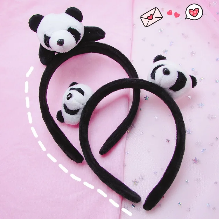 

Full All Designs , New HOT 3cm Little Plush Toys for Hair Band , Hair Tie , Kid's Party Gift Panda Plush Stuffed Toys Headband
