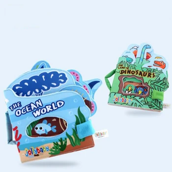 

Creative Baby Activity Soft Book Infant Non-Toxic Cloth Book Toddler Intelligence Development Early Education Gift Book Shower