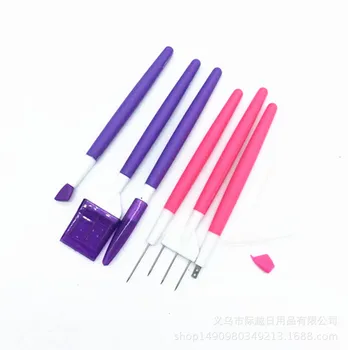

3pcs Fondant Carving Group Cake Cookie Carving Knife Exhaust Pen DIY Fondant Cake Modeling Baking Tool