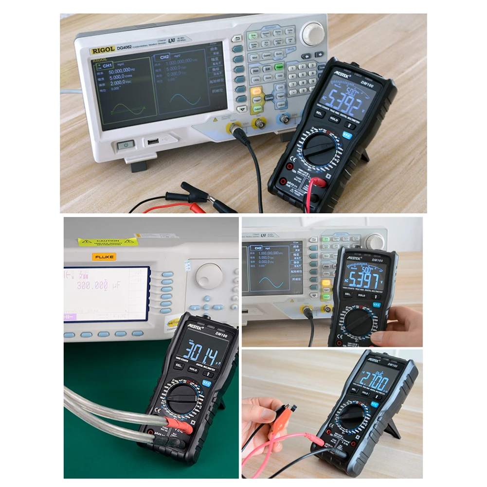 MESTEK DM100 Цифровой мультиметр Высокая скорость идентификация Тестовое значение Многофункциональный Полный механизм анти-ожога техническое обслуживание инструмент