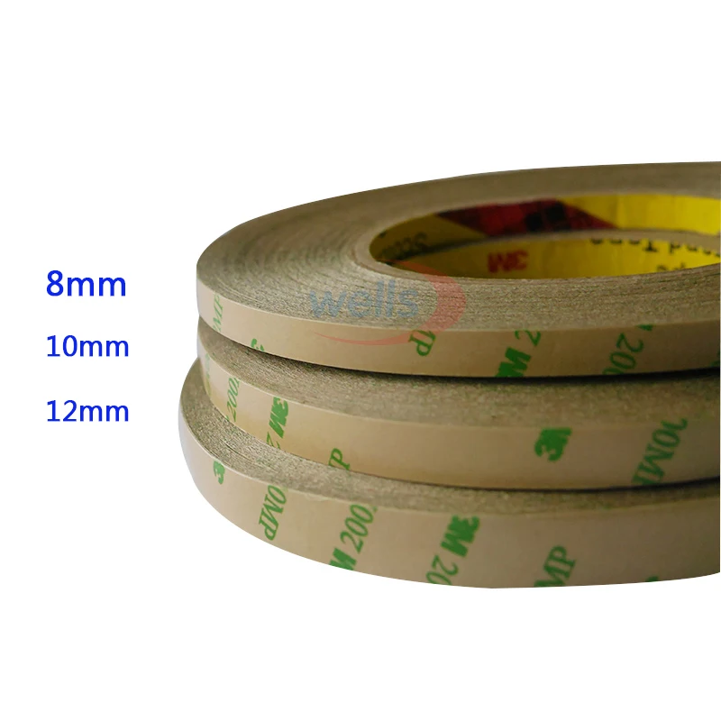 Double Sided Tape 8mm 10mm 12mm 50m/roll 3m Adhesive Tape For 3528 5050