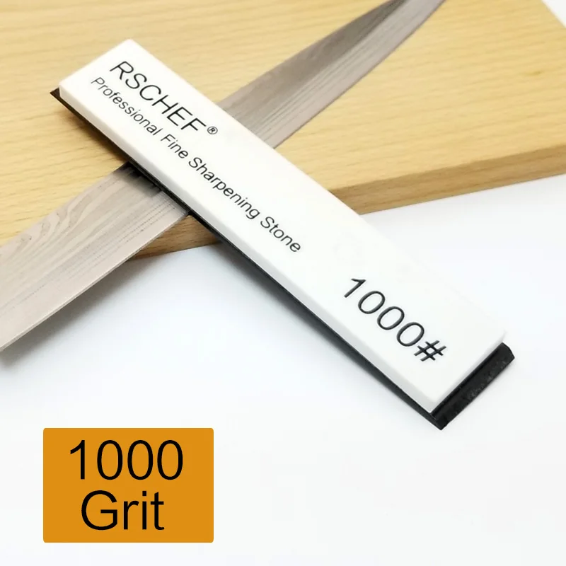 1000grit RSCHEF обновление большой и маленький нефтяной камни шлифовальный станок нефтяной камень Точило для ножей точилка профессиональный - Цвет: 1000grit