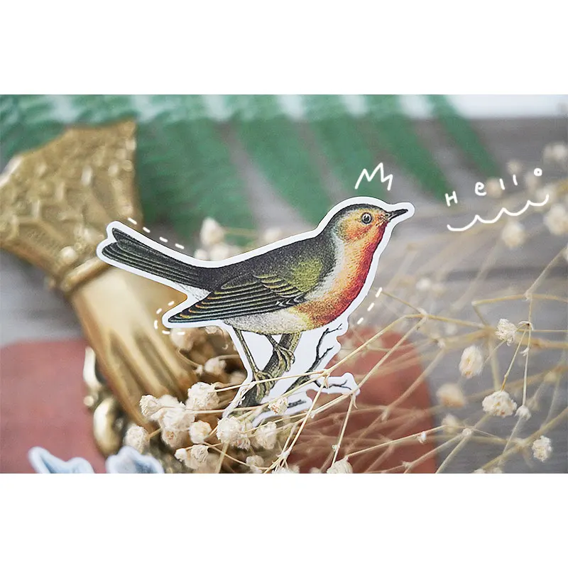 17 шт./пакет junk journal Crow Berry Series наклейка, сделай сам, Скрапбукинг альбом дневник неделя счастливые украшения для ежедневника наклейка