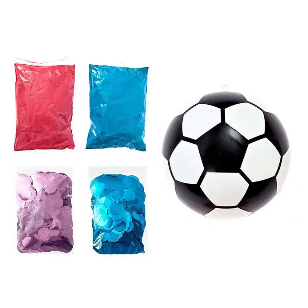 

Gender Reveal Football Gender Tip Soccer With Powder Or Sequins Gender Reveal Idea For Boy Or Girl Baby Revealing Party