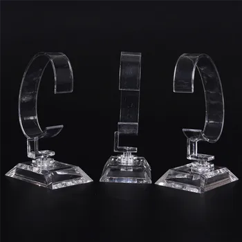 

2pcs Acrylic Clear Watch Bracelet Bangle Showcase Display Holder Stand Rack Wholesales
