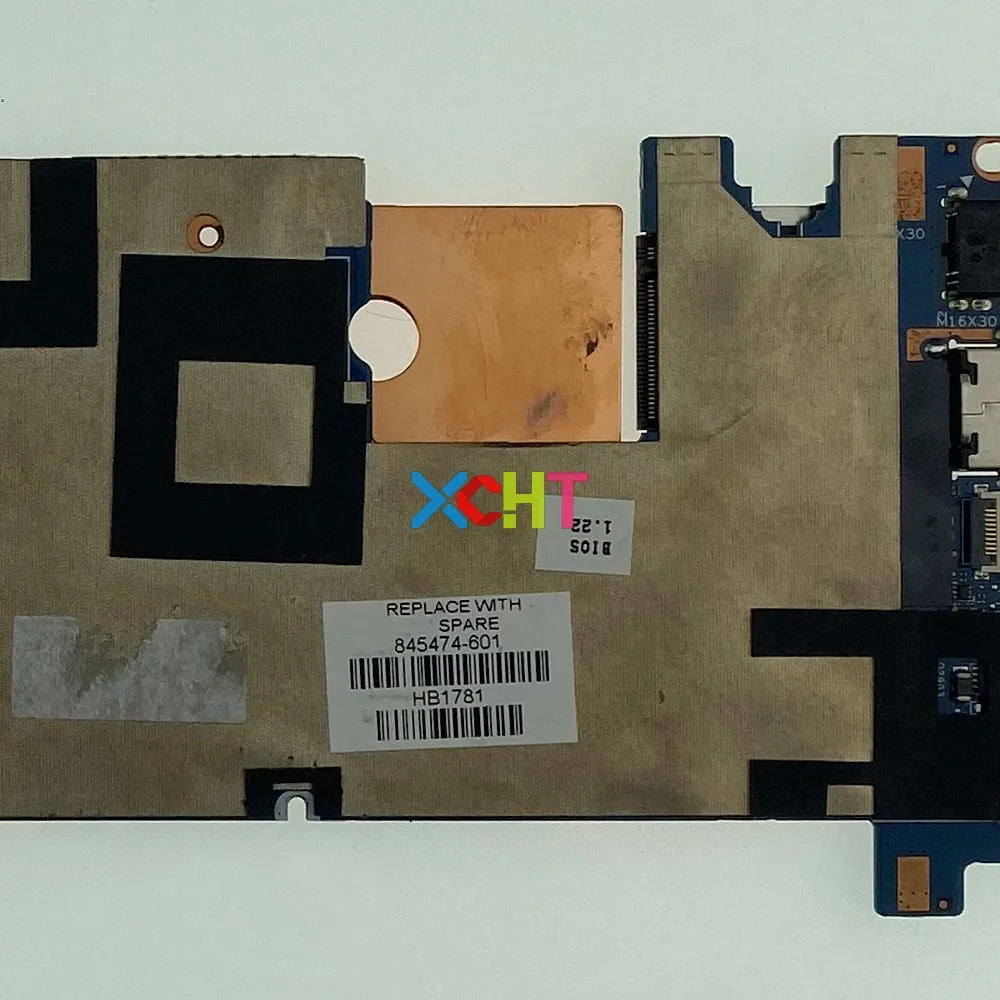 845474-601 UMA w M7-6Y75 cpu 8GB ram для hp Elite x2 1012 G1 pc tablet материнская плата