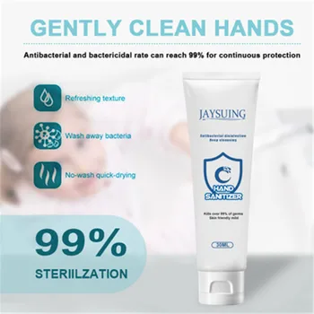 

Disposable Germicidal Gel Alcohol-free Hand Sanitizer Anti Bacteria Moisturizing Hand Wash Disinfectant 30ml