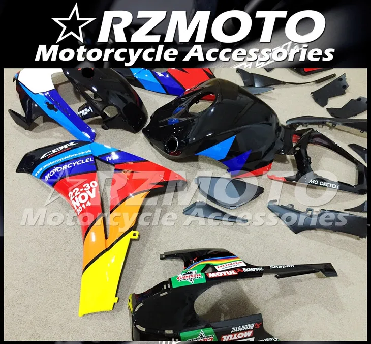 ABS мотоцикл обтекатель комплект для HONDA CBR1000RR 2008-2011 год кузов литья под давлением Магазин № 1078