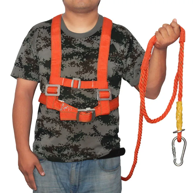 

3m Aerial Work Safety Belt Five-Point Safety Fall Protection Adjustable High-Altitude Insurance Belt Cushioning Belt
