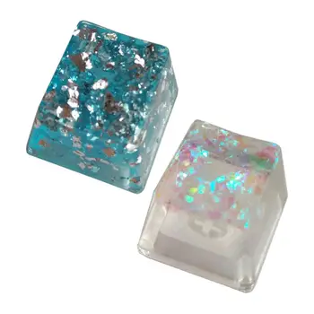 

Handmade Customized OEM R4 Profile Resin Keycap for Cherry MX Switches Mechanical Keyboard RGB Translucent Resin Keycap