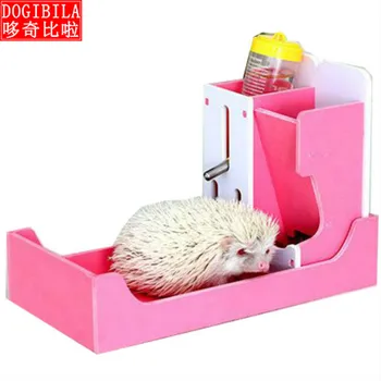 

Mini hedgehog Basin Toilet kettle Hamster kettle Water dispenser Guinea pig Small pet Including the 80ML water kettle