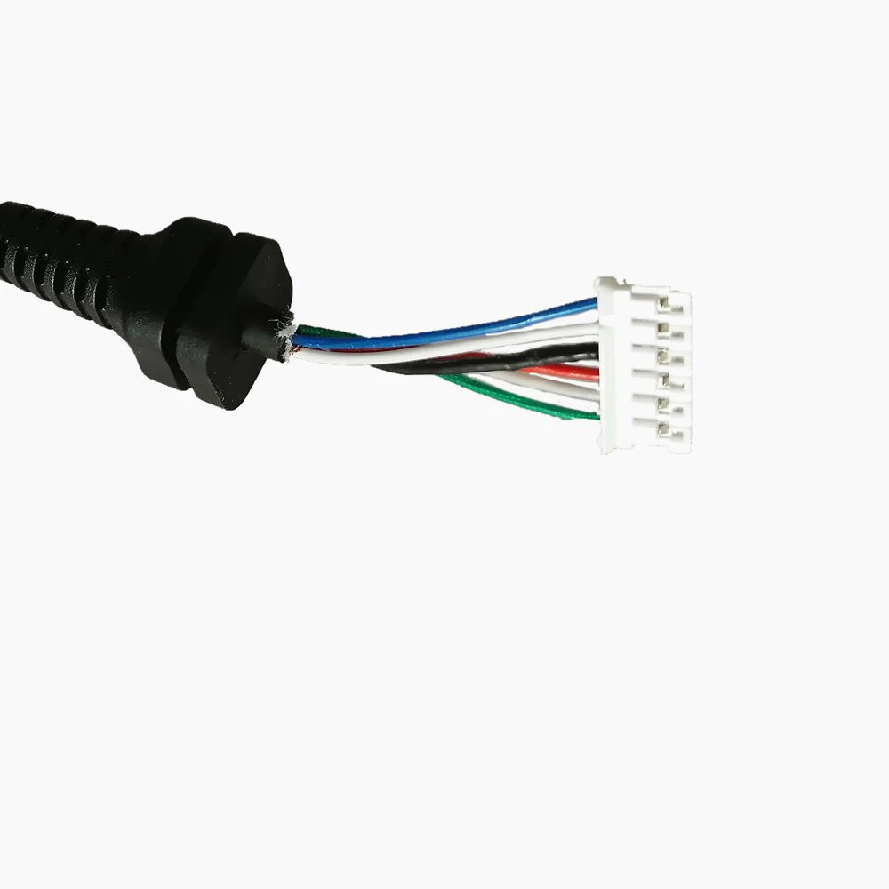 Color: negro Cable de micrófono para cable de extensión de micrófono de mano Yaesu MH-48A6J FT-7800 FT-8800 FT-8900 FT-7100M FT-2800M FT-8900R 