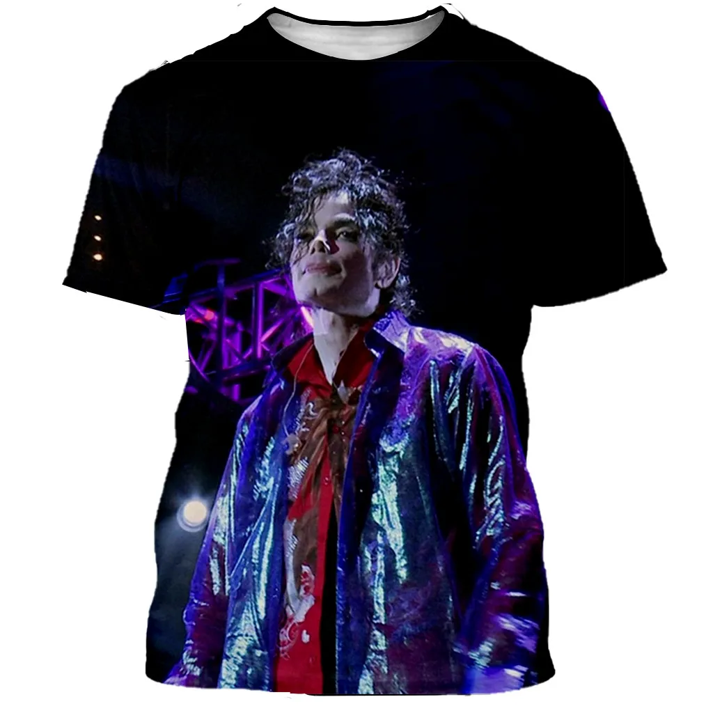 New classical Michael Jackson t shirt men women 3D printed fashion tshirt hip hop streetwear casual summer tops dropshipping