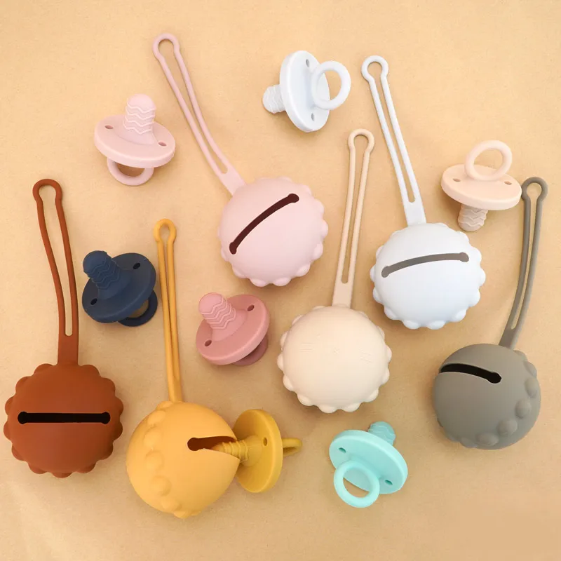 New Design Pacifier For Baby Dummy Nipples Teat Attachment Chewable Nursing Teething Toys Pacifier Holder Newborn Accessories