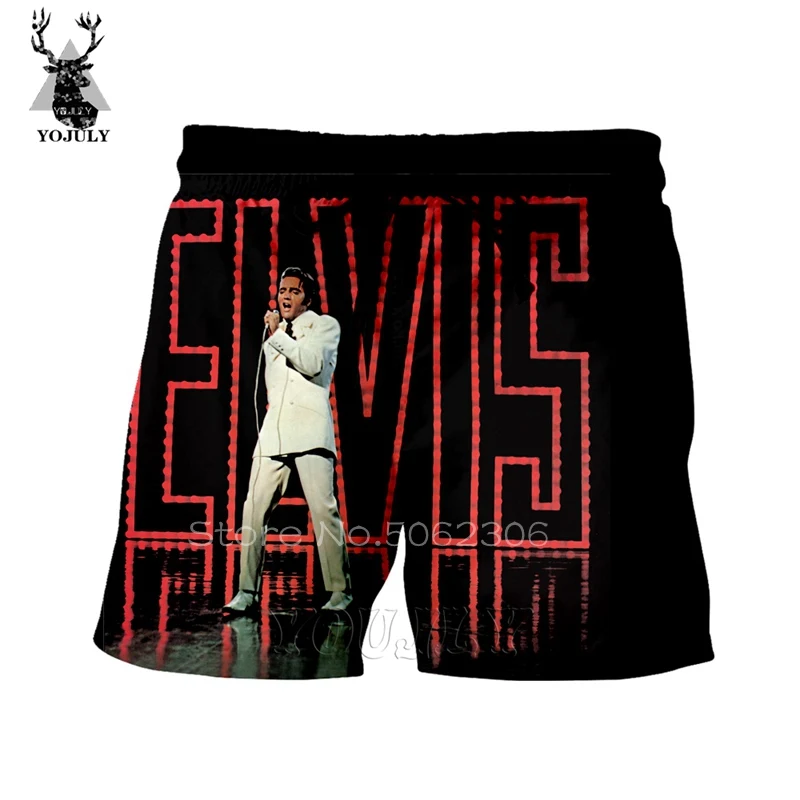 5 Elvis мужские шорты-бермуды masculina 3D Харадзюку мужские трусы летние спортивные штаны уличные хип-хоп камуфляжные шелковые короткие брюки sik - Цвет: 5