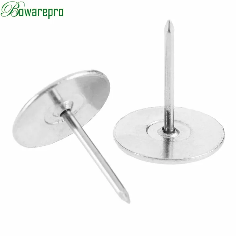 Upholstery Nail bowarepro 20Pcs Decorative Nails Tacks Jewelry Gift Case Box Door Sofa Furniture Decorative Tachas Stud Pushpin 15x18MM