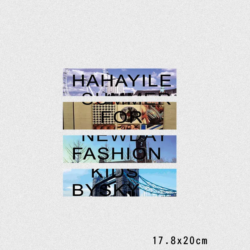 Модные мужские нашивки горячая Термотрансферная ткань печатная наклейка сделай