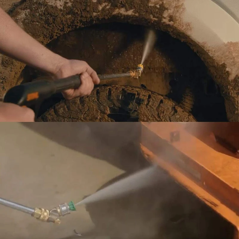 Шайба под давлением с регулируемым углом сопла, 16 В ch Распылительная насадка 180 градусов с 5 углами быстрого подключения Pivot Адаптер C