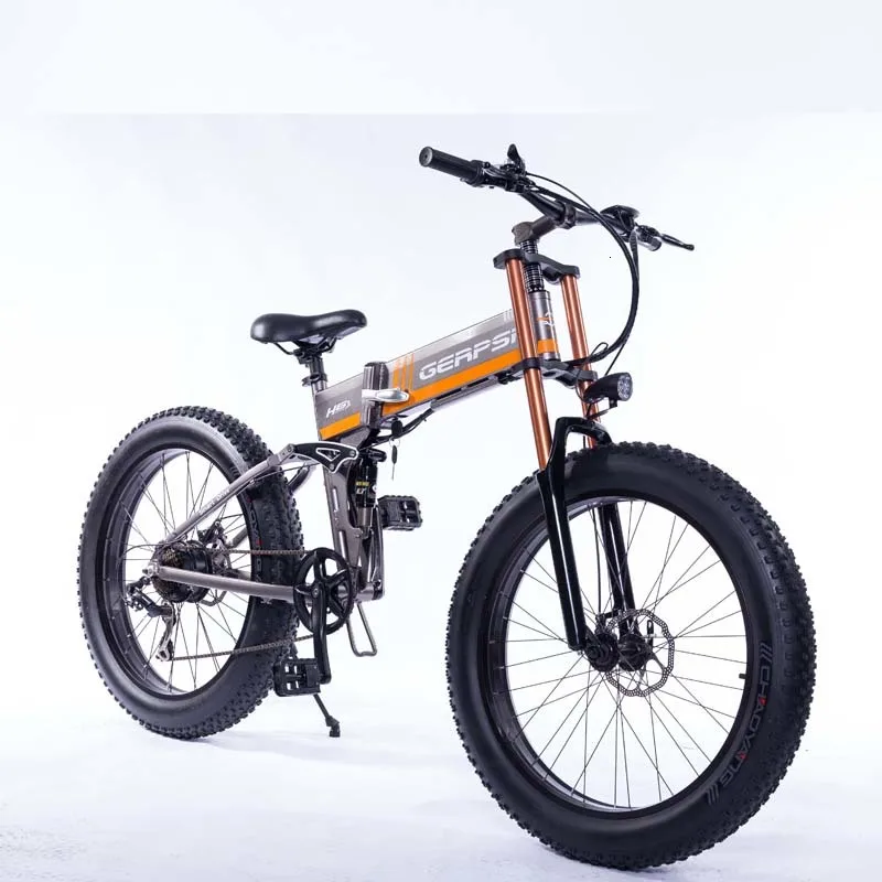 Велосипед электрический Gps-02602ea складной электрический Fat Bike складной полный foression электрический горный E велосипед bicicleta электровелосипед