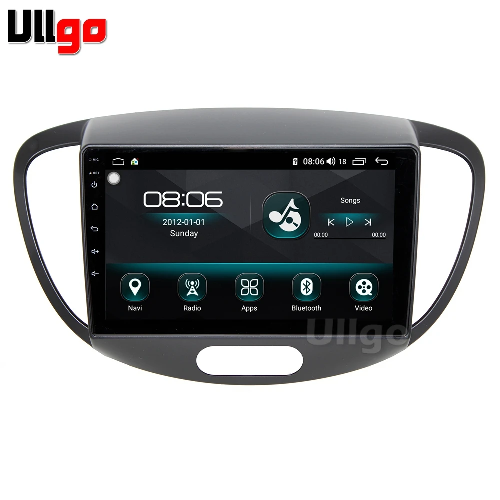 9 'ɺndroid автомобильное радио GPS для Hyundai i10 2011-2013 Авторадио Мультимедиа Navi
