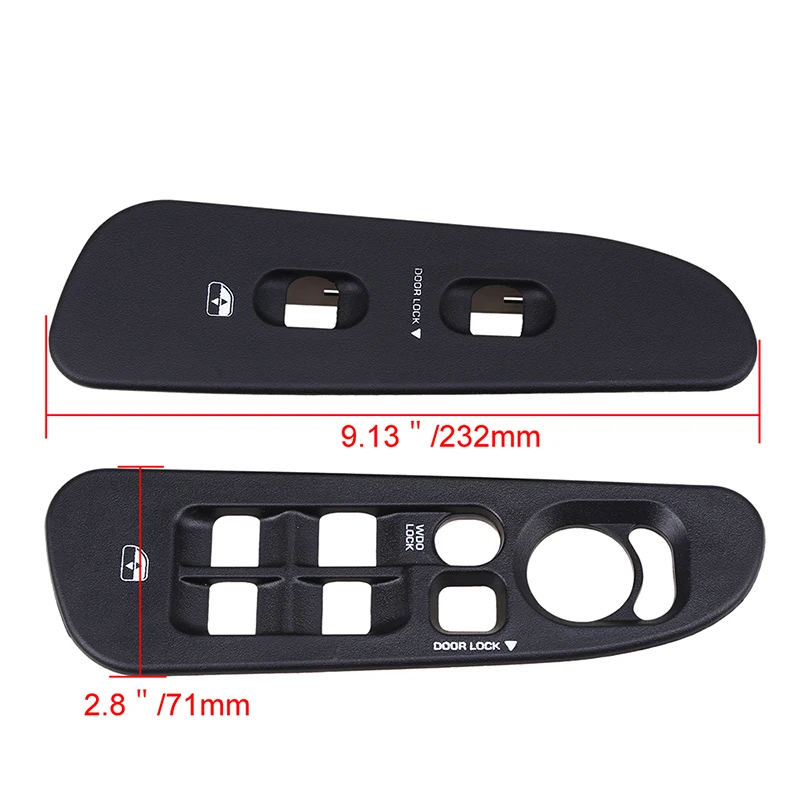 Передняя левая/правая панель управления автомобильным окном POSSBAY облицовки для