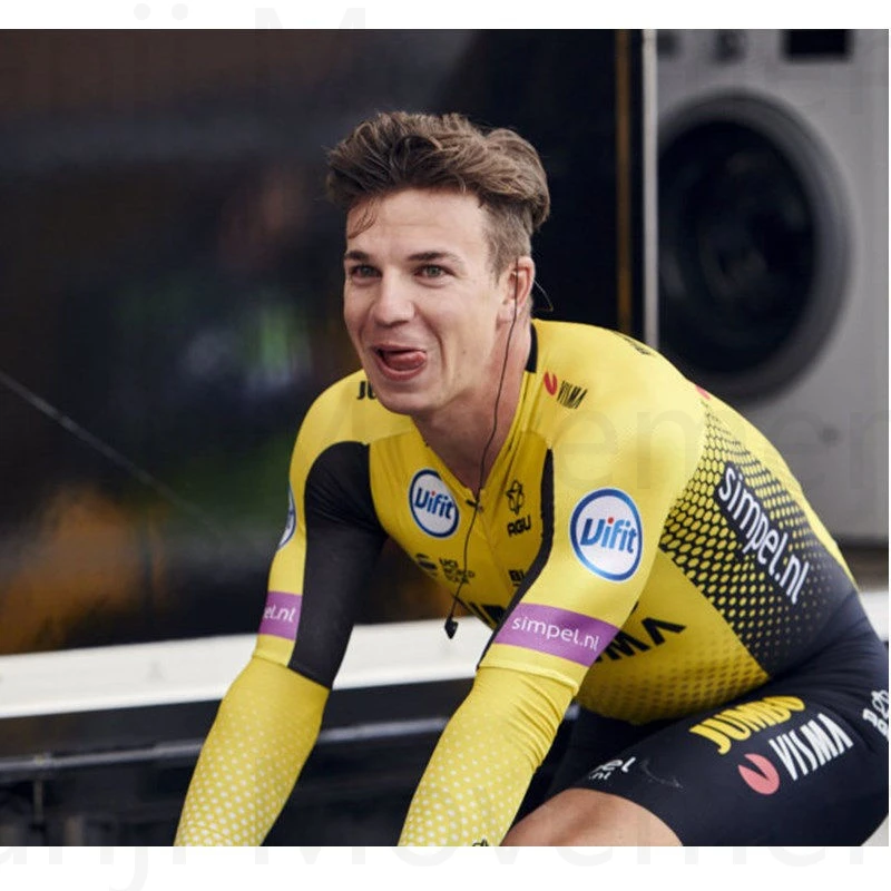Pro Team Jumbo Visma Велоспорт Джерси набор мужской велосипедный Майо MTB гоночный Ropa Ciclismo летняя быстросохнущая одежда Bianching Джерси