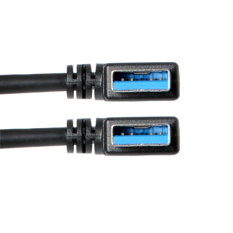 USB 3.0 Type-A 90 Degree Right Angled to Right Angled Data Cable for Hard Disk Computer