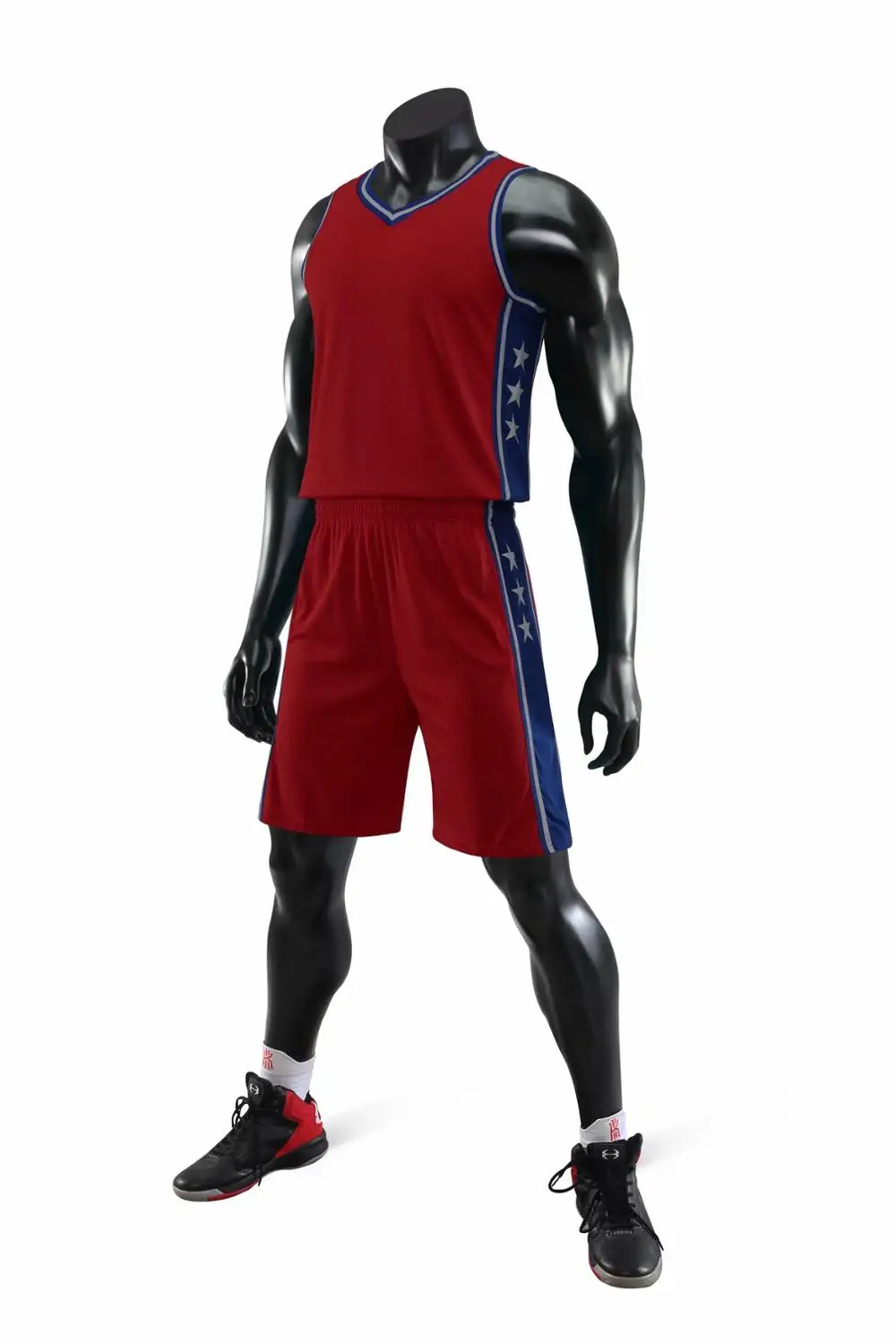 823 basketball sets Мужская детская баскетбольная форма для колледжа, баскетбольная форма на заказ, комплекты профессиональной баскетбольной формы, быстросохнущая спортивная одежда - Цвет: 823 basketball sets