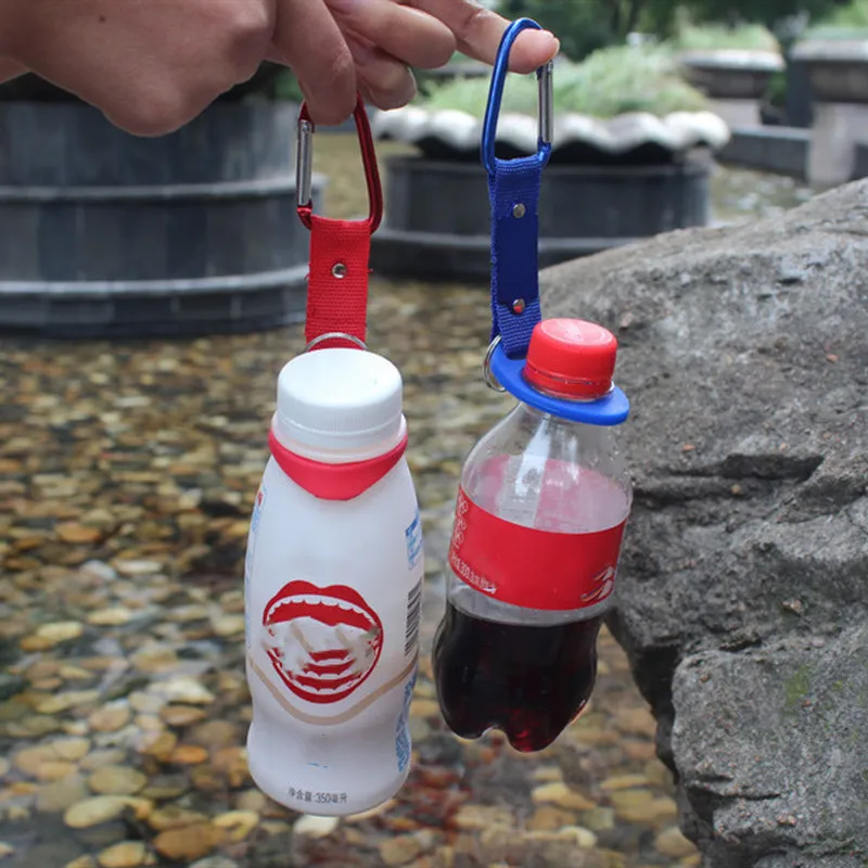 

Portable Carabiner Water Bottle Multifunctional Buckle Hook Outdoors Camping Hiking Carrying Clip Hook Holder with D-Ring Hook
