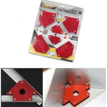 

6pcs/set Multi-angle Magnet Welding Holder Arrow Magnetic Clamp for Welding Magnet 2x 50lbs 2x 25lbs 2x 75lbs Mig Tools