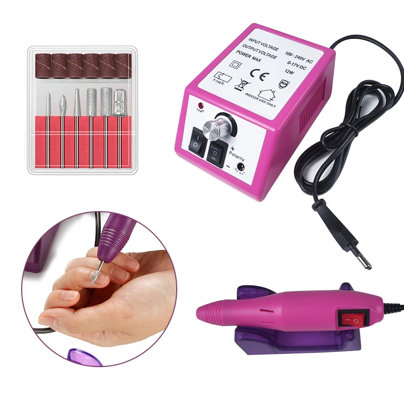 

20000RPM Electric Apparatus for Manicure Nail Drill Machine Cuticle Milling Cutters for Manicure Nail Art Files Nail Drill Bits