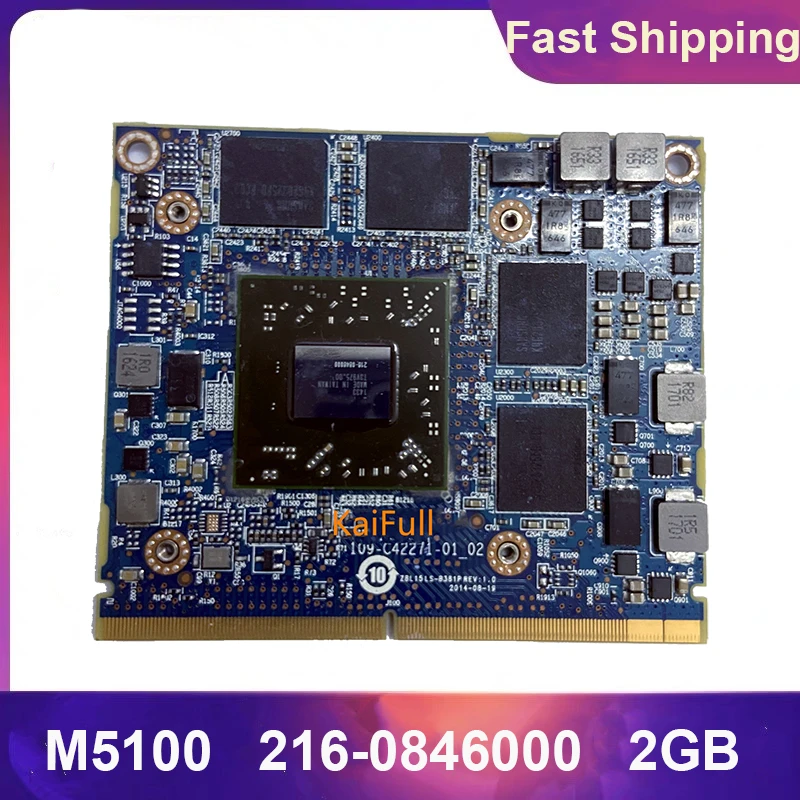 Original M5100 216 0846000 2GB Video VGA Graphic Card 109 C42271 01_02