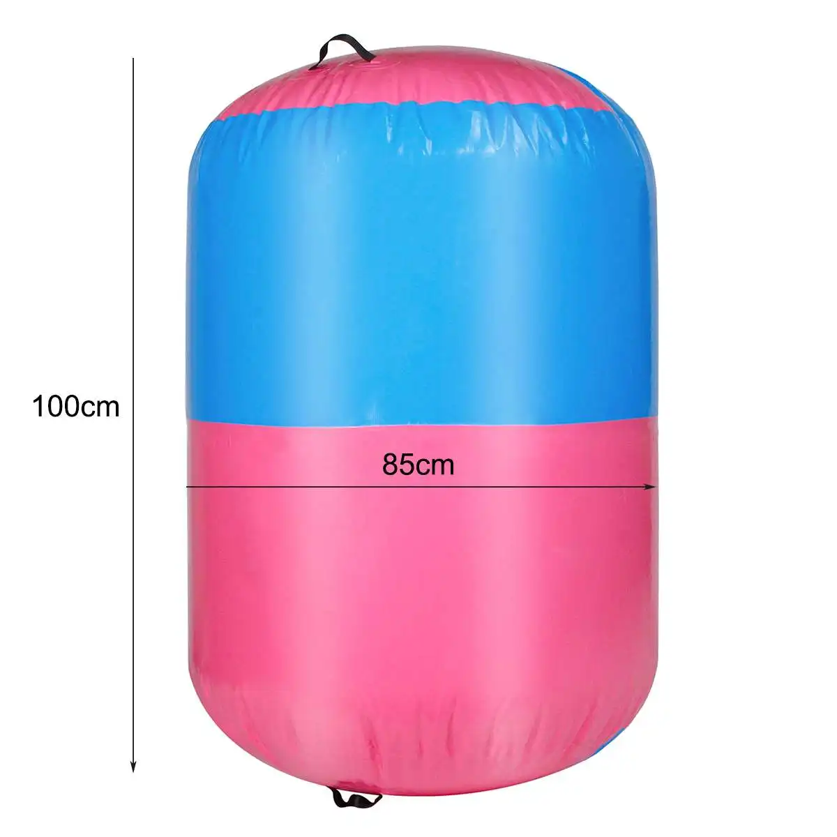 100x85cm Inflatable Airtrack Air Mat Home Roller Small Airtrack Gymnastics Mat Cylinder Gym Training Sport Fitness