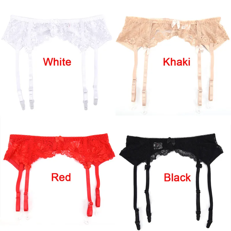 Description Picture 3 of itemGarters Suspenders Double Breasted Adjustable Waist Belt for Stockings Socks M and L Plus Size for Stockings