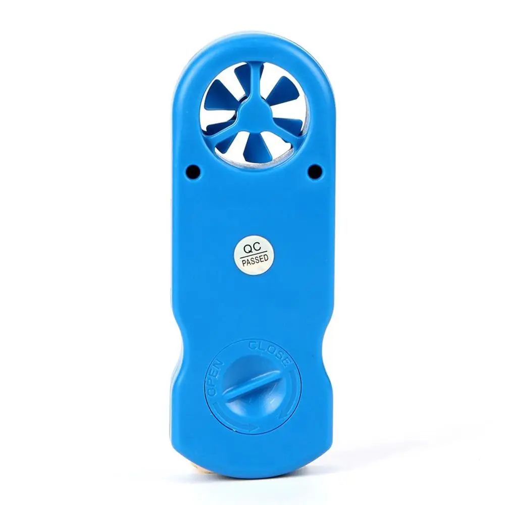 Мини многофункциональный Анемометр цифровой Анемометр ЖК-дисплей скорость ветра, температура измеритель влажности с гигрометром термометр