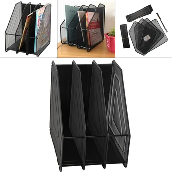 

3 Tier Office Desk Document File Magazine Paper Organiser Holder Stand Mesh