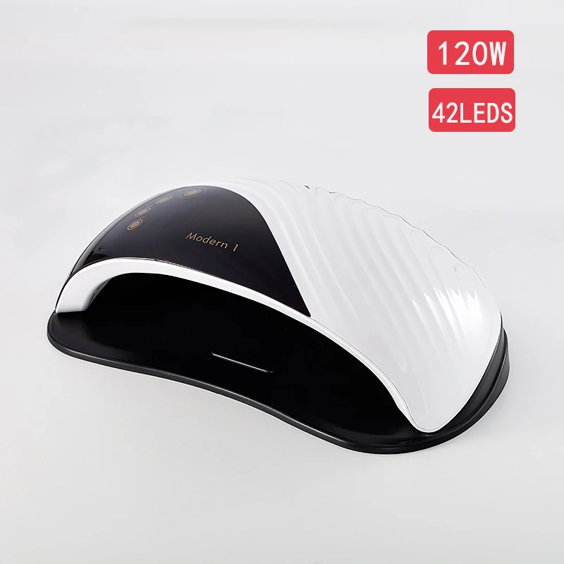 Modern1-120W 120 Вт высокомощный УФ светодиодный светильник для ногтей используется для лечения различных гелевых сушилок для ногтей УФ-светильник жидкокристаллический дисплей вентилятор - Цвет: Modern1-120W