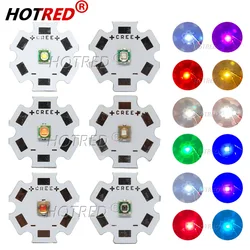 50pcs 1W 3W High Power LED Beads Replace CREE 3535XPE lamp Full Spectrum Cool Warm Neutral White Green Deep Red 660nm Royal blue