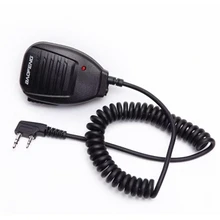 Baofeng – haut parleur étanche, Micro, 2 broches, talkie walkie, Radio, Portable, adapté pour BF 888S/V2/UV9R Plus/A58