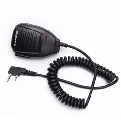 Baofeng – haut parleur étanche, Micro, 2 broches, talkie walkie, Radio, Portable, adapté pour BF 888S/V2/UV9R Plus/A58 