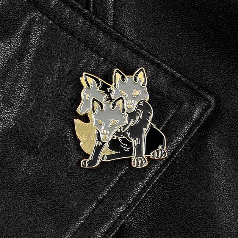 Броши Cerberus в древней греческой мифологии броши для одежды пальто джинсов значки
