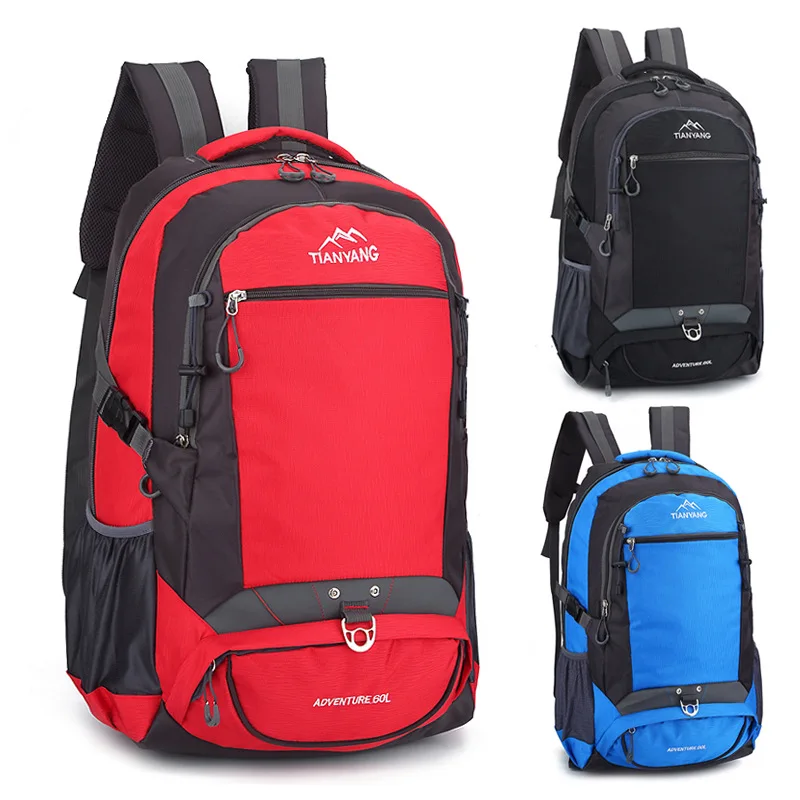 

Deficit Processing Outdoor Men And Women Backpack Large Capacity 55L Outdoor Bag Waterproof Travel Sports Hiking Backpack