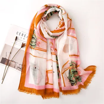 

Fashion 2020 New Women Scarf Foulard Brand Poncho Sjaal Cotton Hijabs Scarves For Ladies Shawls And Wraps Pashmina Stoles