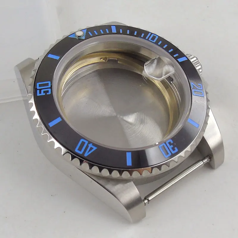 

SUB Fit NH35A NH36A ETA2824 2836 MIYOTA 8215 DG Stainless Steel 40mm Watch Case Sapphire Crystal Glass/Solid Back