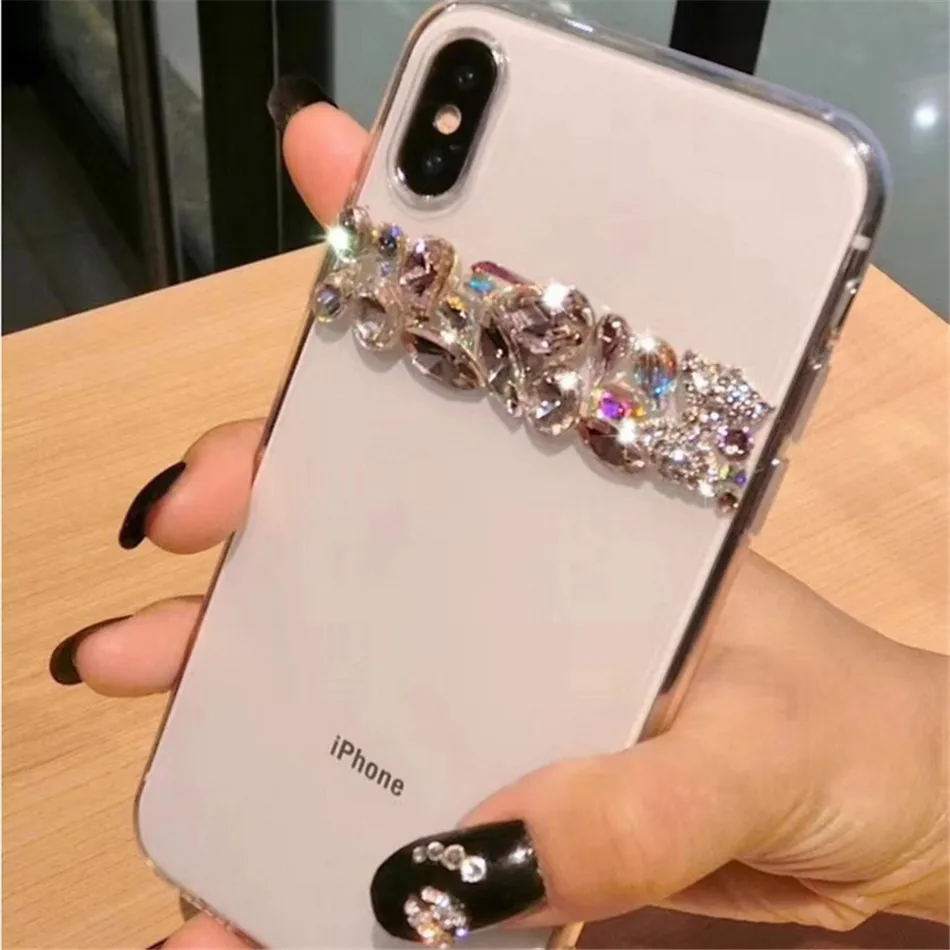 KJOEW мягкий чехол для iPhone XR X 8 7 6s Plus, блестящий прозрачный ТПУ для iPhone XS MAX, чехол для телефона, чехол для телефона