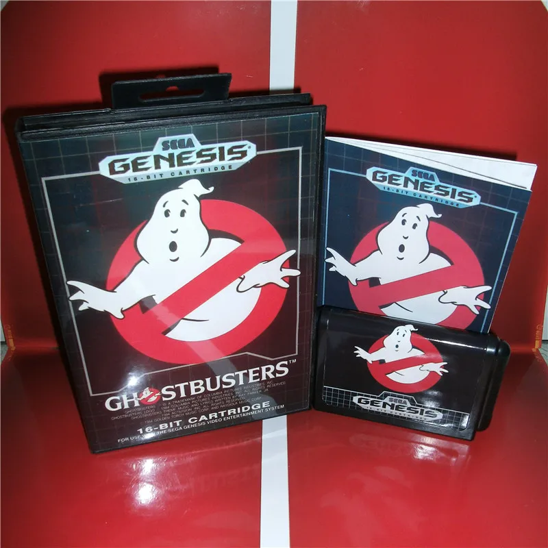 Chost Busters США чехол с коробкой и руководством для sega Megadrive Genesis Видео игровой консоли 16 бит MD карты